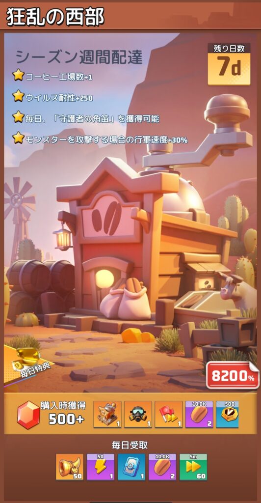 シーズン週間配達